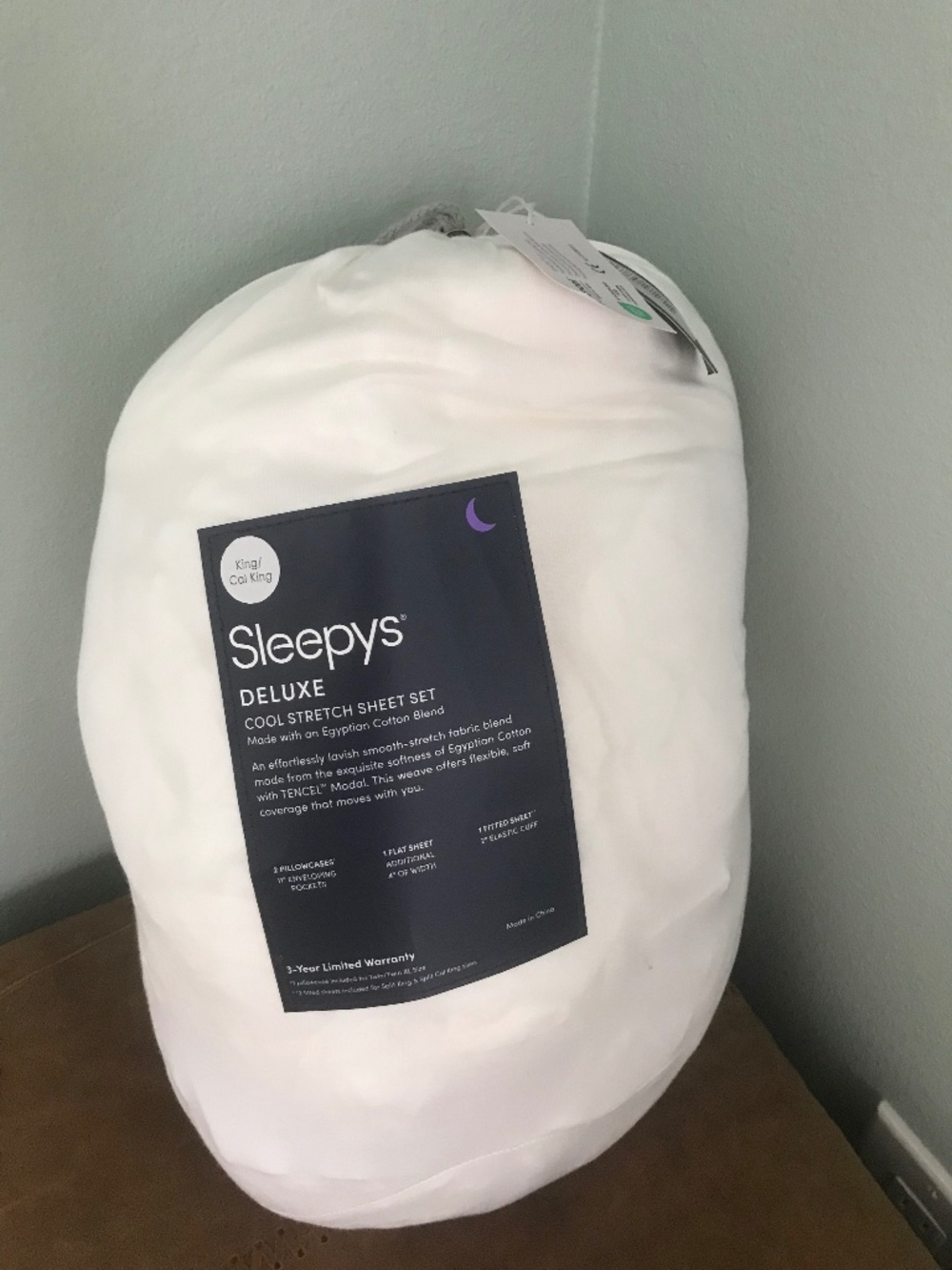 Sleepy’s Deluxe Cool Stretch sheet set
